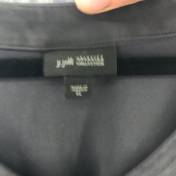 J. Jill wearever collection charcoal gray t-shirt dress with pockets size XL - Picture 2 of 5